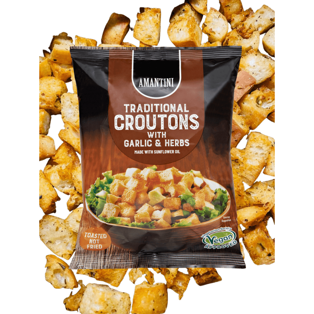 Traditional Croutons With Garlic & Herbs